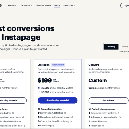 Instapage Pricing & Subscriptions Review 2025: Build, Optimise, and Convert Smarter
