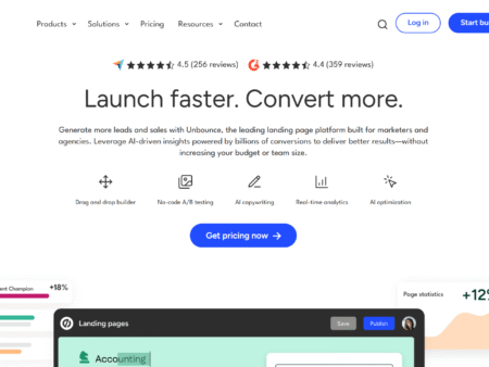 Unbounce Review (2025): Features, Pricing, Pros & Alternatives