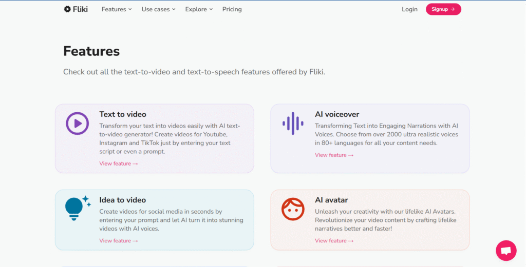 Fliki AI Fliki Ai Features