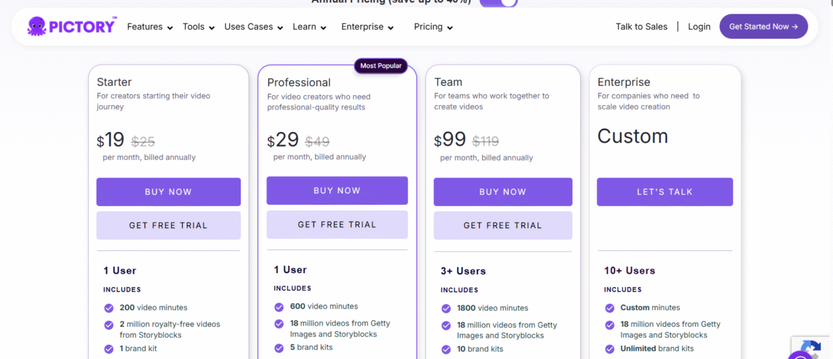 Pictory.ai Pricing Review (2025):Is It Worth the Cost Compared to Alternatives